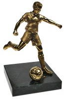Футболист статуэтка бронза змеевик